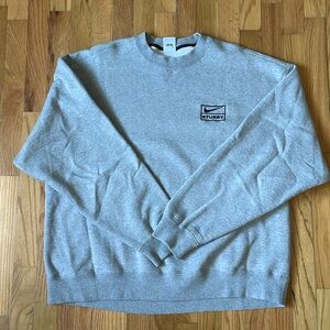 Nike x Stüssy Crewneck Grey Large [Lightly Used]